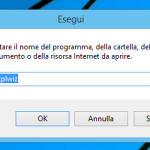 Windows 8 Finestra Esegui
