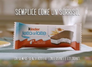 Qual è il titolo della canzone pubblicità Kinder Fetta al latte 2020?