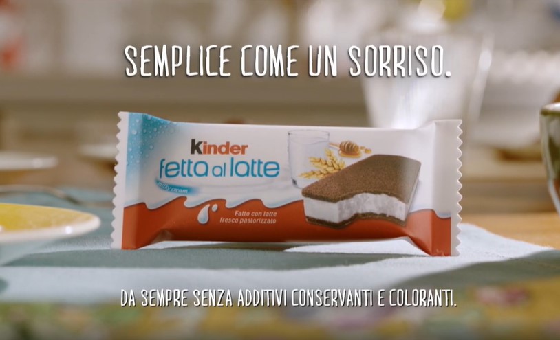 Qual è il titolo della canzone pubblicità Kinder Fetta al latte 2020